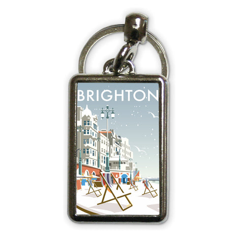 Brighton Winter Metal Keyring