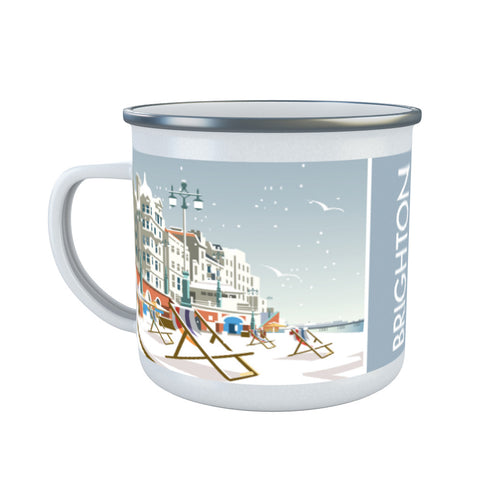 Brighton Winter Enamel Mug