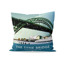 Load image into Gallery viewer, The Tyne Bridge Winter Cushion
