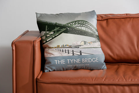 The Tyne Bridge Winter Cushion