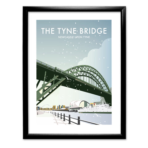 The Tyne Bridge Winter Art Print