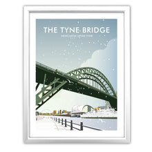 Load image into Gallery viewer, The Tyne Bridge Winter Art Print
