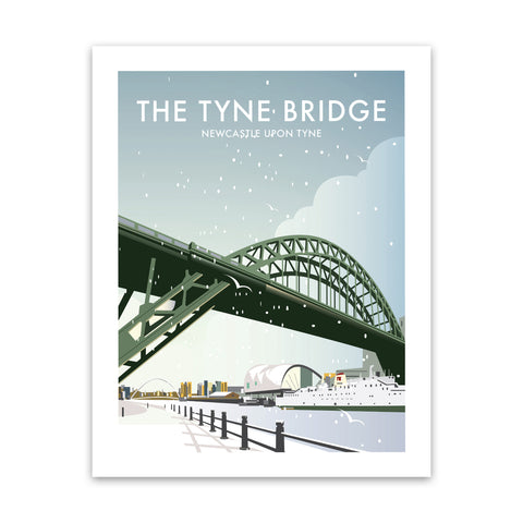 The Tyne Bridge Winter Art Print