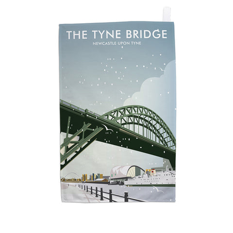 The Tyne Bridge Winter Tea Towel