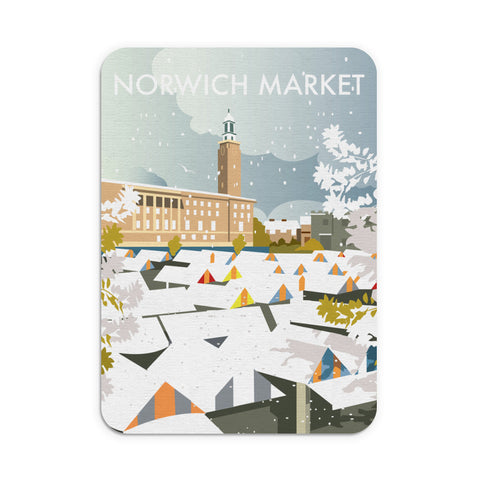Norwich Market Winter Mouse Mat