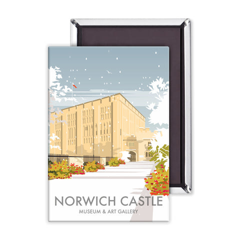 Norwich Castle Winter Magnet