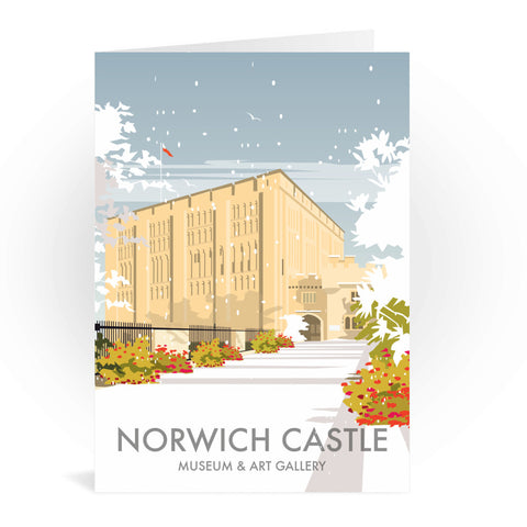 Norwich Castle Winter Greeting Card