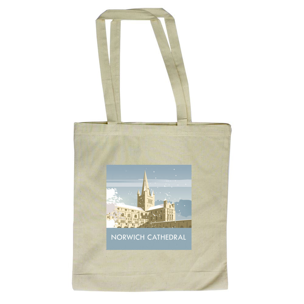 Norwich Cathedral Winter Tote Bag