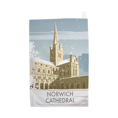 Norwich Cathedral Winter Tea Towels