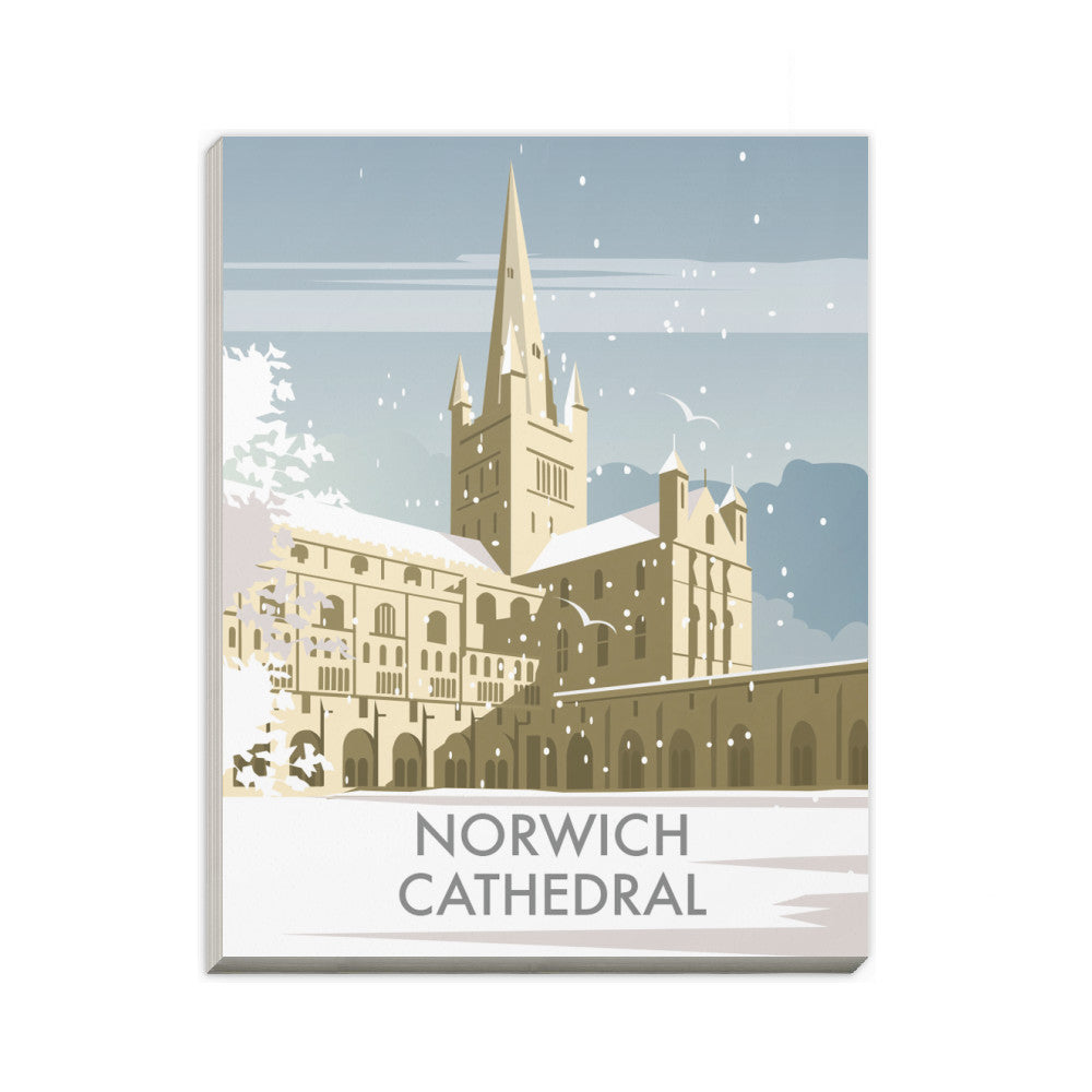 Norwich Cathedral Winter Notepad