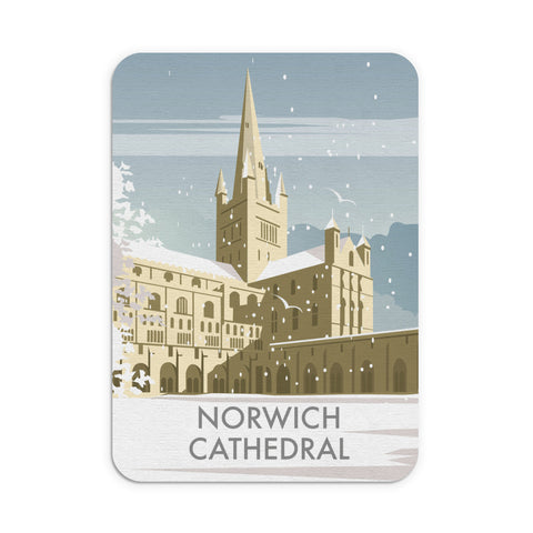 Norwich Cathedral Winter Mouse Mat