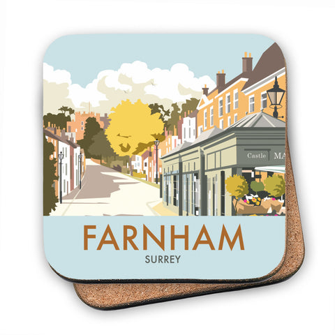 Farnham, Surrey - Cork Coaster