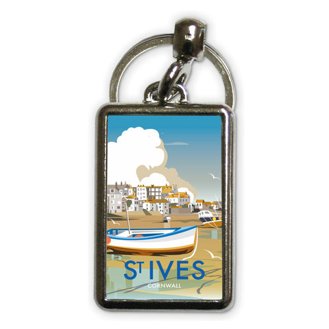 St Ives Metal Keyring