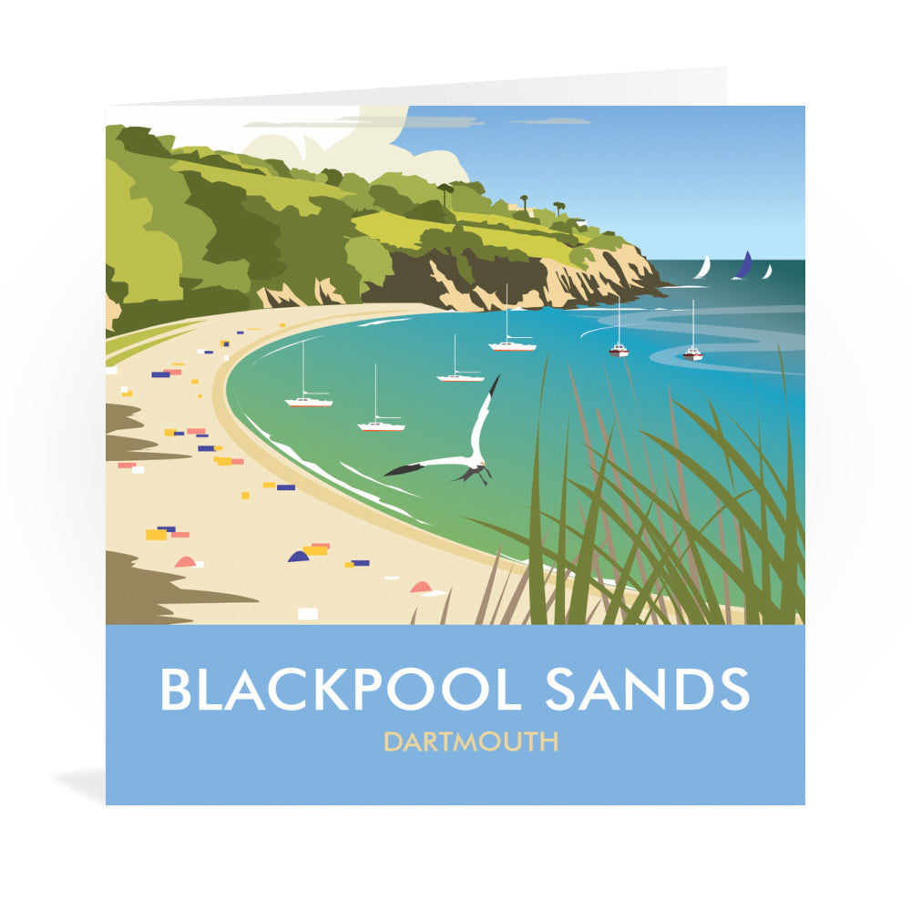 Blackpool Sands Greeting Card