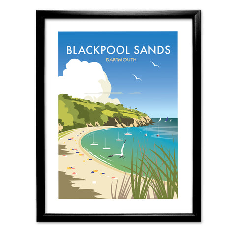 Blackpool Sands Art Print