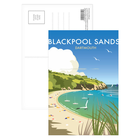 Blackpool Sands Postcard Pack of 8
