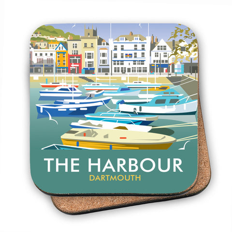 The Harbour, Dartmouth - Cork Coaster