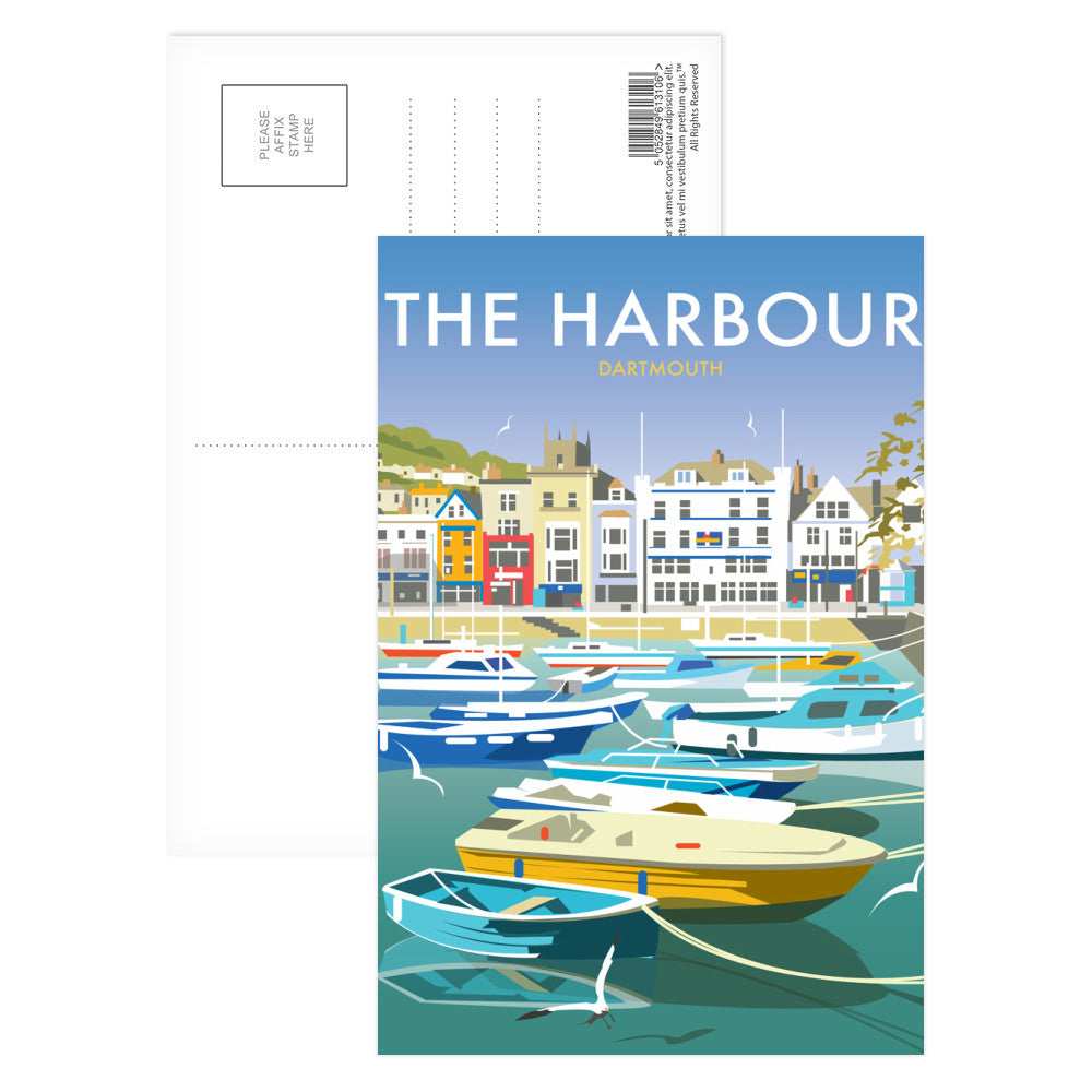 The Harbour Postcard Pack of 8
