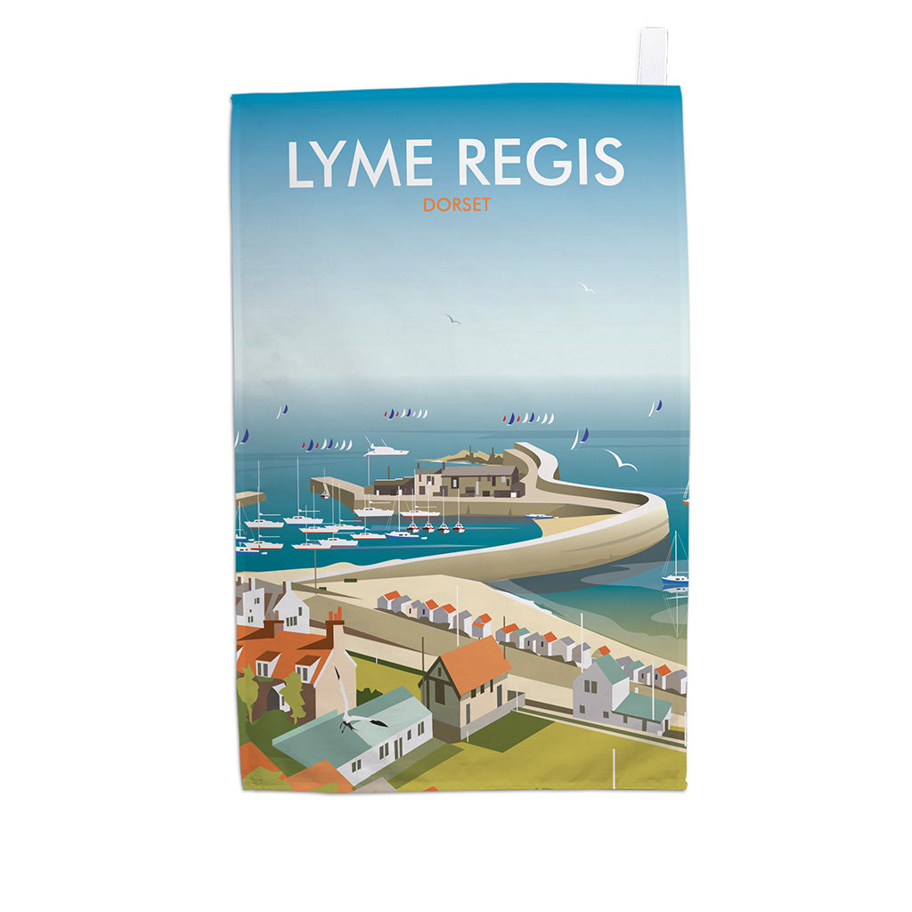 Lyme Regis Tea Towel