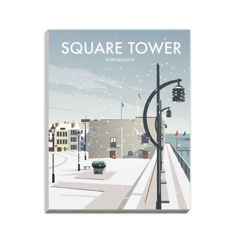 Square Tower Portsmouth Winter Notepad