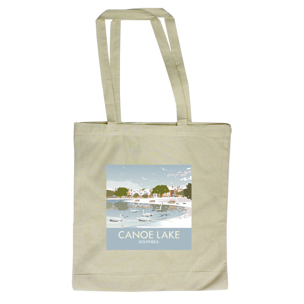 Canoe Lake Southsea Winter Tote Bag