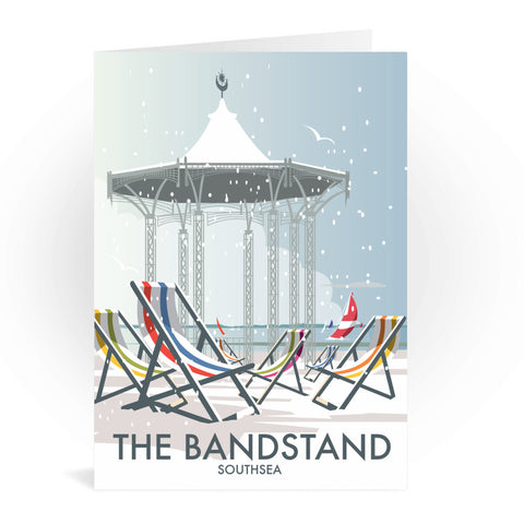 Eastbourne Bandstand Winter Greeting Card