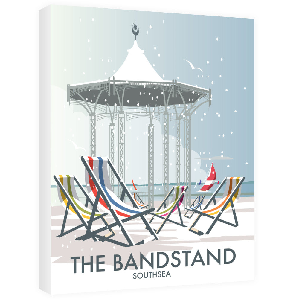 Eastbourne Bandstand Winter Canvas