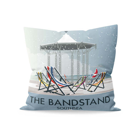 Eastbourne Bandstand Winter Cushion