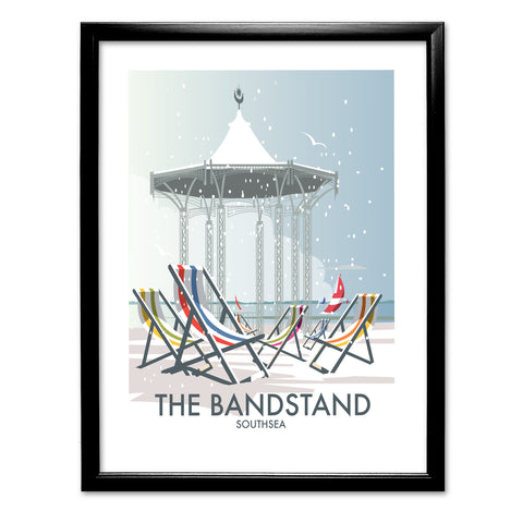 Eastbourne Bandstand Winter Art Print
