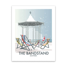 Load image into Gallery viewer, Eastbourne Bandstand Winter Art Print
