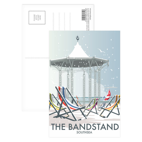Eastbourne Bandstand Winter Postcard Pack of 8