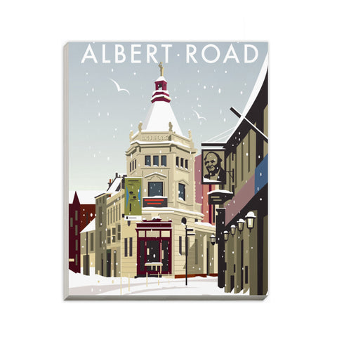 Albert Road Southsea Winter Notepad