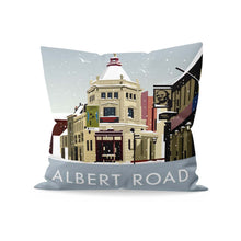 Load image into Gallery viewer, Albert Road Southsea Winter Cushion
