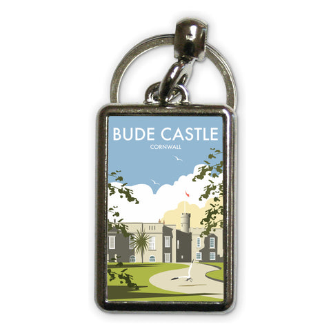 Bude Castle Metal Keyring