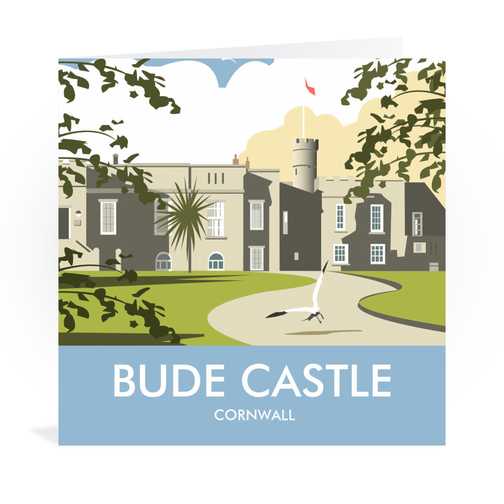 Bude Castle Greeting Card