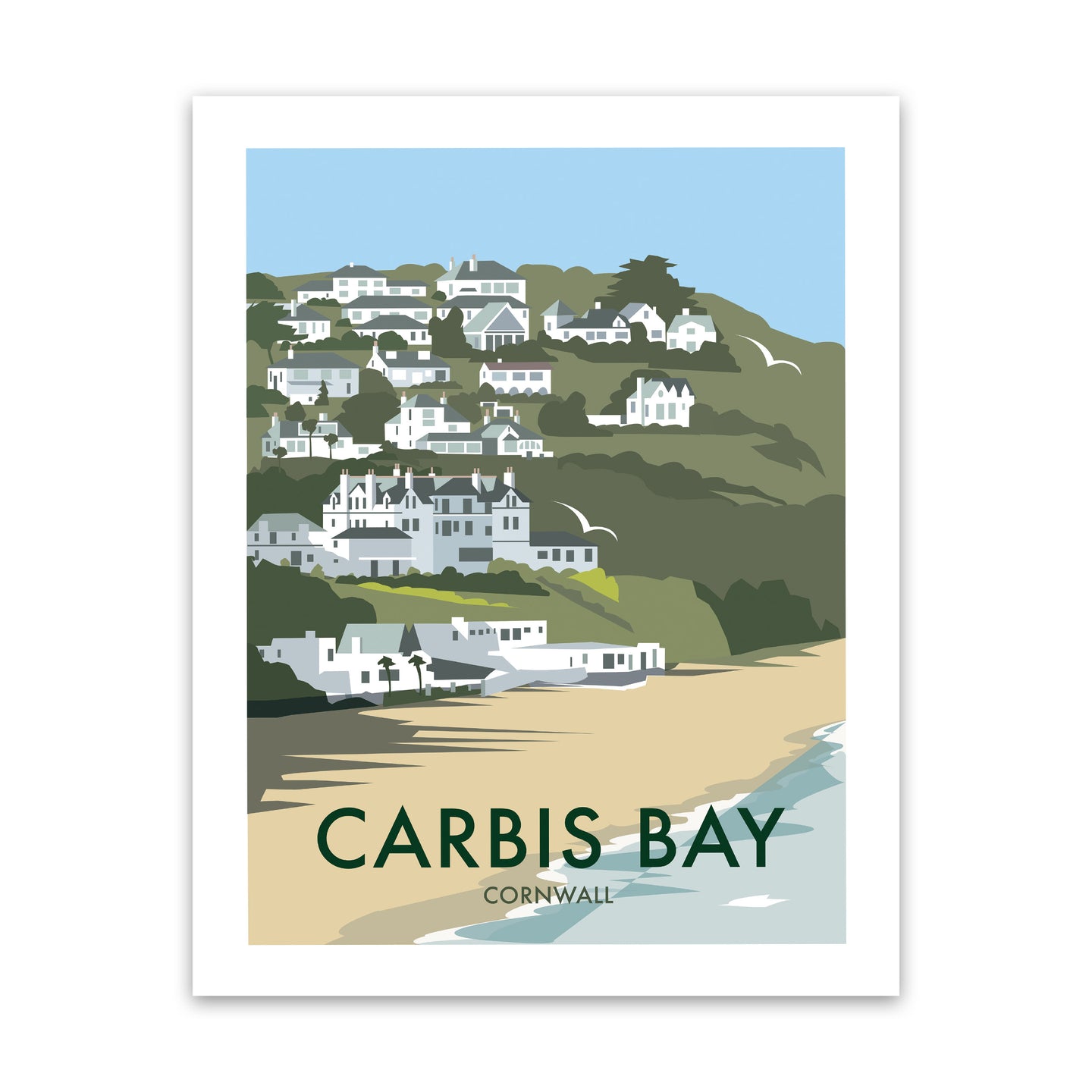 Carbis Bay Art Print