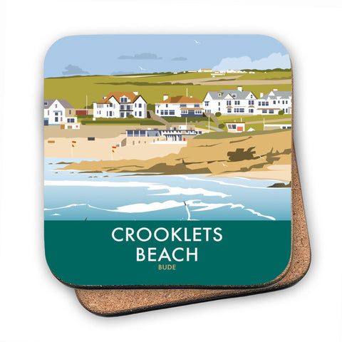 Crooklets Beach, Cornwall - Cork Coaster