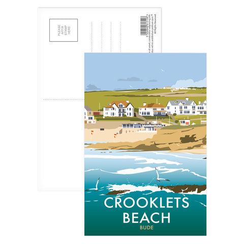 Crooklets Beach Postcard Pack of 8