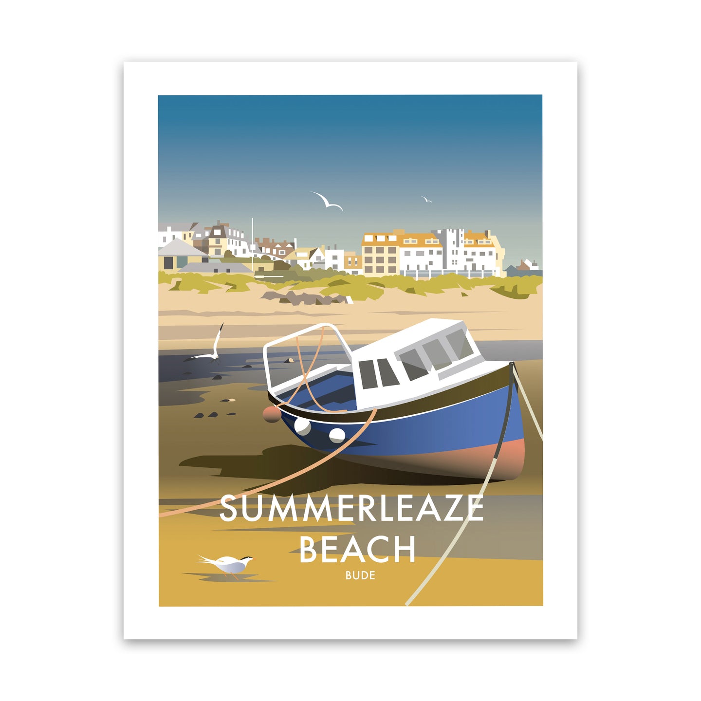 Summerleaze Beach Art Print