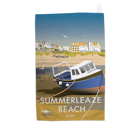 Summerleaze Beach Tea Towel