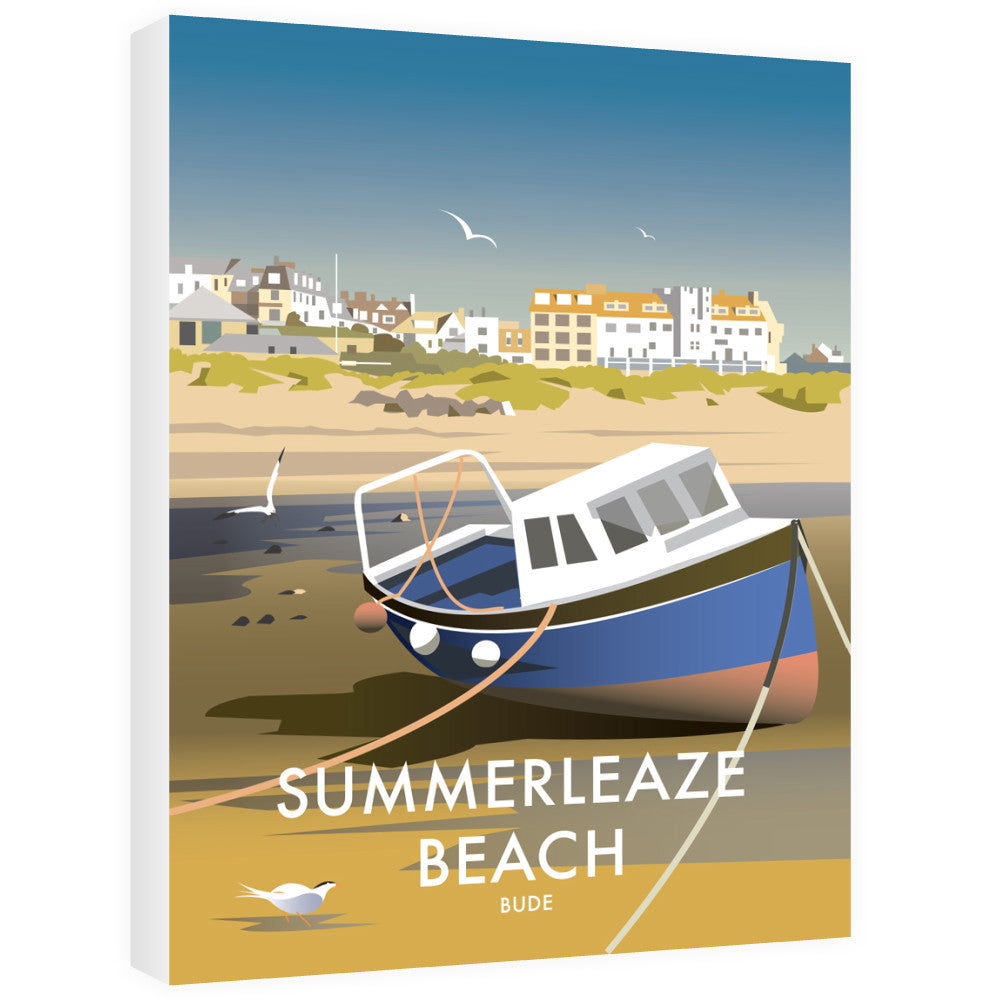 Summerleaze Beach, Cornwall - Canvas