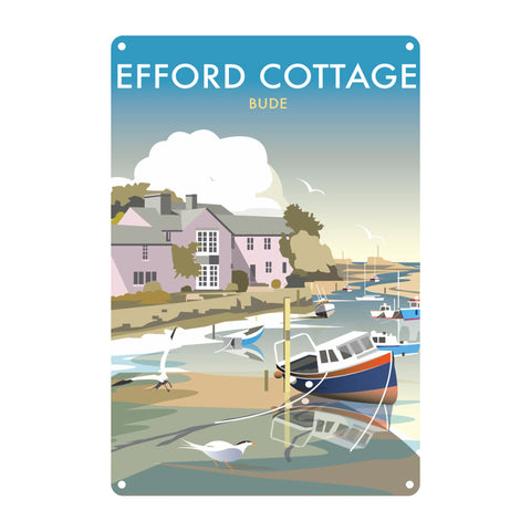 Efford Cottage Metal Sign