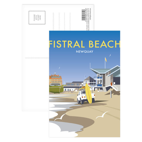 Fistral Beach Postcard Pack of 8