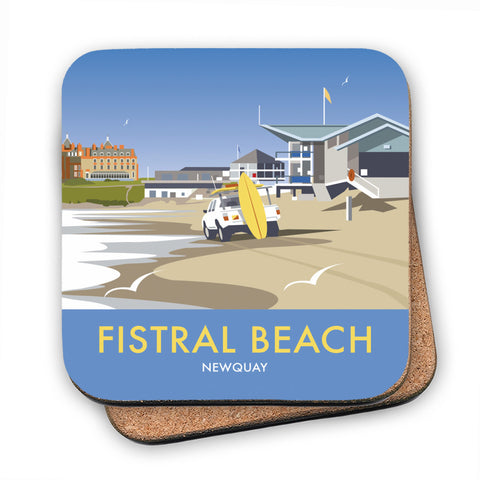 Fistral Beach, Newquay - Cork Coaster