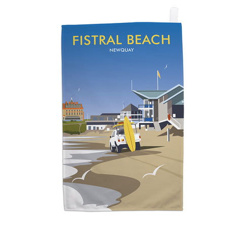 Fistral Beach Tea Towel