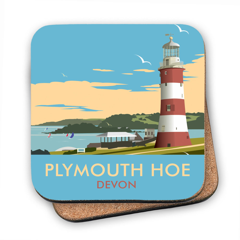 Plymouth Hoe, Devon - Cork Coaster