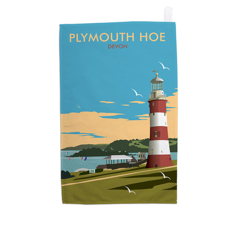 Plymouth Hoe Tea Towel