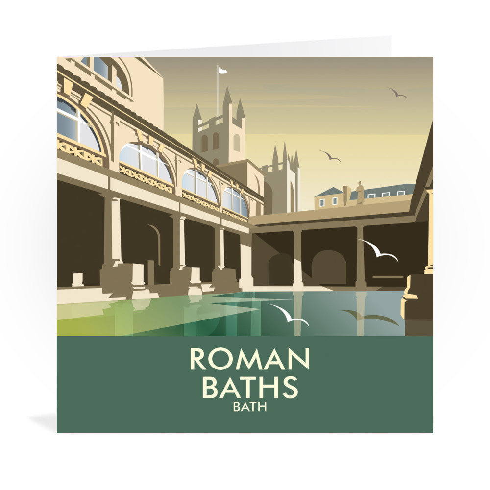 Roman Baths Greeting Card