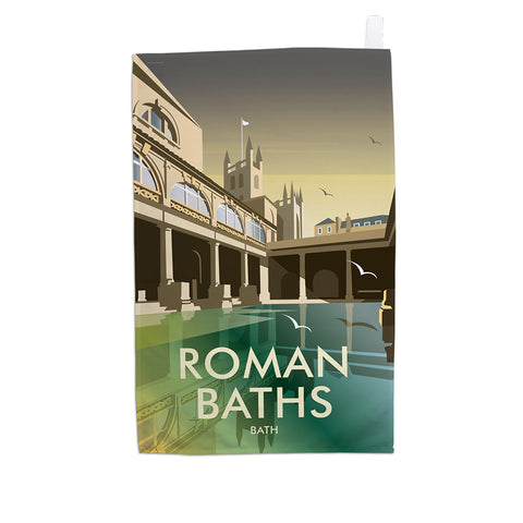 Roman Baths Tea Towel