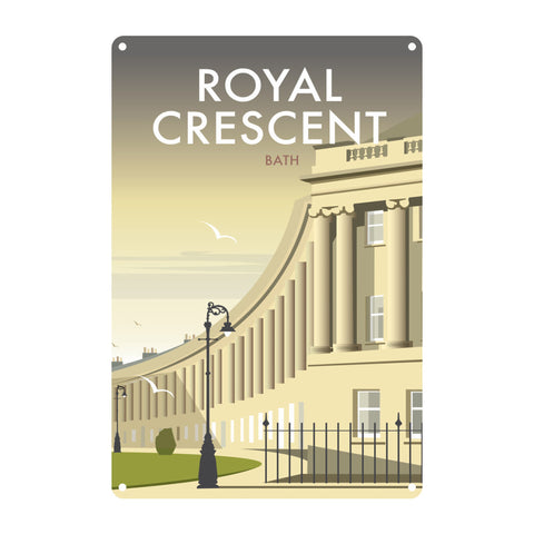 Royal Crescent Metal Sign